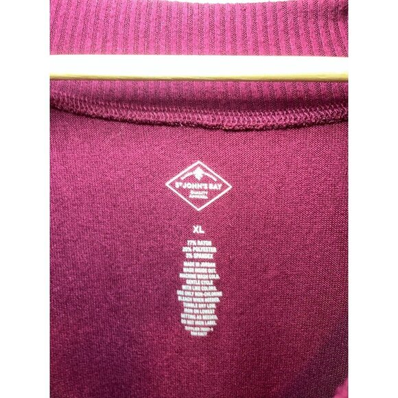 NWR St. Johns Bay Womens Red Long Sleeve Crewneck Sweater XL - Picture 4 of 7